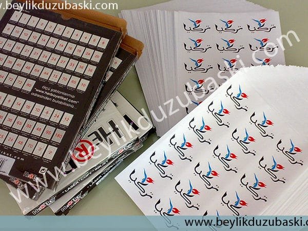etiket-baskısı renkli etiket fotokopi
