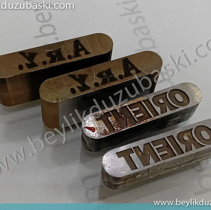 plastik üreticileri için, metal logo baskı aparatı, enjeksiyon üretimler için logo baskısı, lazer ile metal indirilip klişe yapılması, acil üretim, bekle al, tasarım yapılır