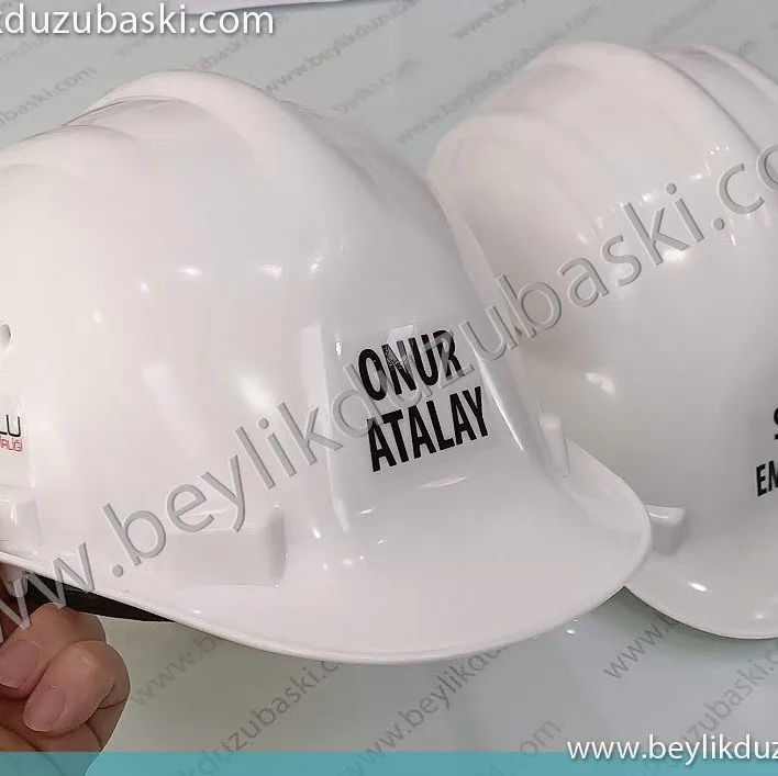 baret, isim ve logo baskılı, acil baret imalatı, baret ve baskı dahil, aynı gün kargo, acil baret baskısı