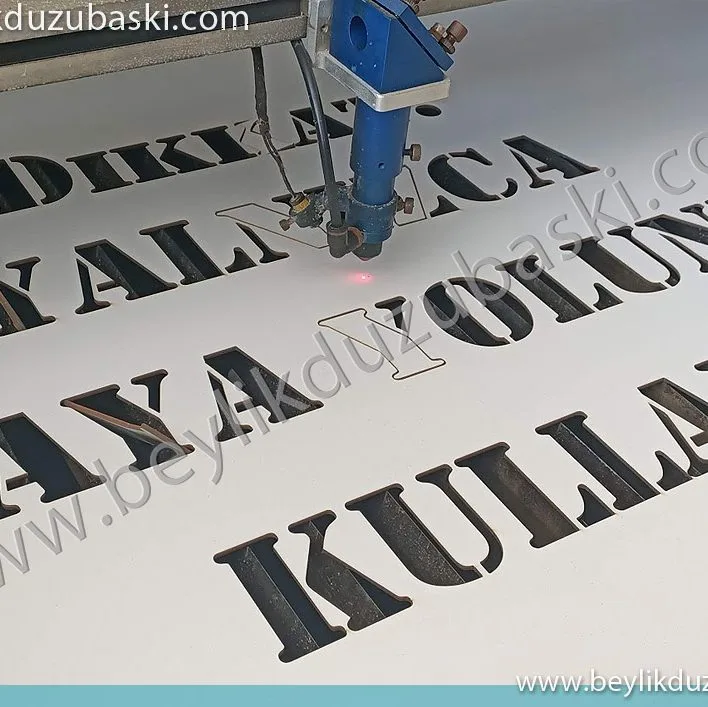 şablon kesimi, yer boyaması için, şablon, çoklu şablon kesimi, kaliteli şablon, plastik şablon, lazer kesim, aynı gün üretim