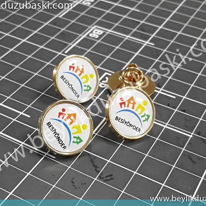 Acil rozet, yuvarlak rozet, hızlı üretim baskı, 2 cm, 3 cm, 4 cm çapta rozet, yaka rozeti