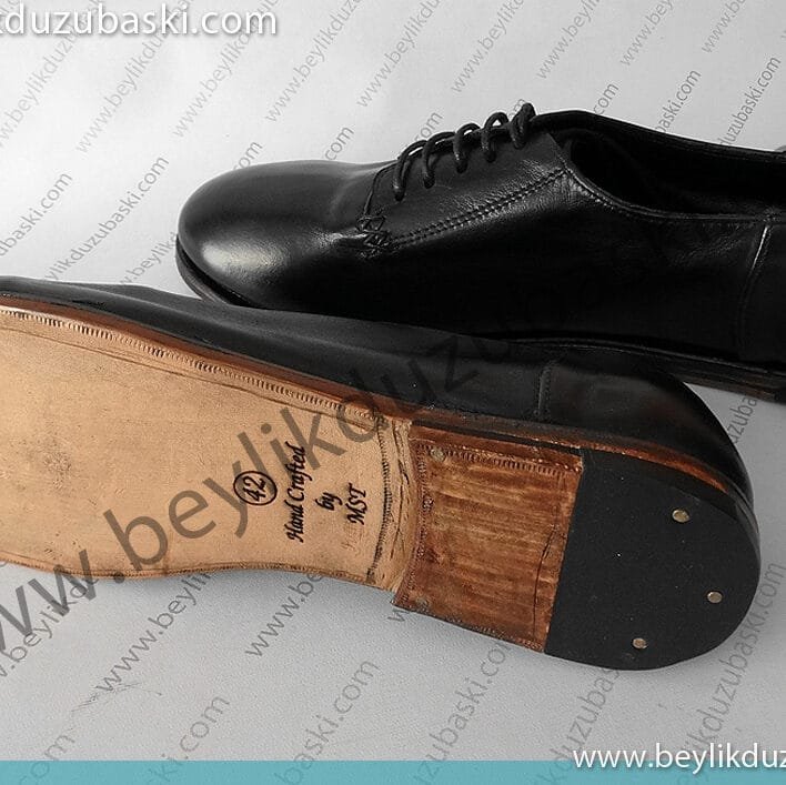 Ayakkabı tabanı, köseleye, lazer ile baskı, özel el yapımı, ayakkabı yabanına, markalam, çıkmaz, kazınmaz, kalıcı baskı