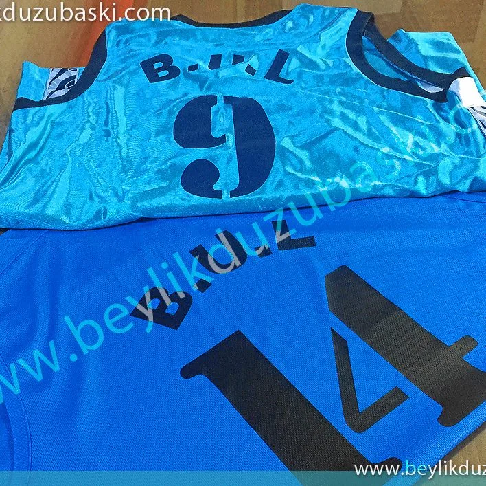 basketbol kaliteli forma numara ve isim baskısı acil forma ve tshirt baskı beylikdüzü