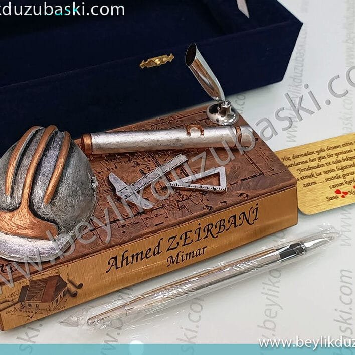 masa isimliği, mühendi, mimar masa üzeri, hediye ürün, ofis kullanımı için hediye, mezuniyet hediye, yeni bir işe başlama hediyesi