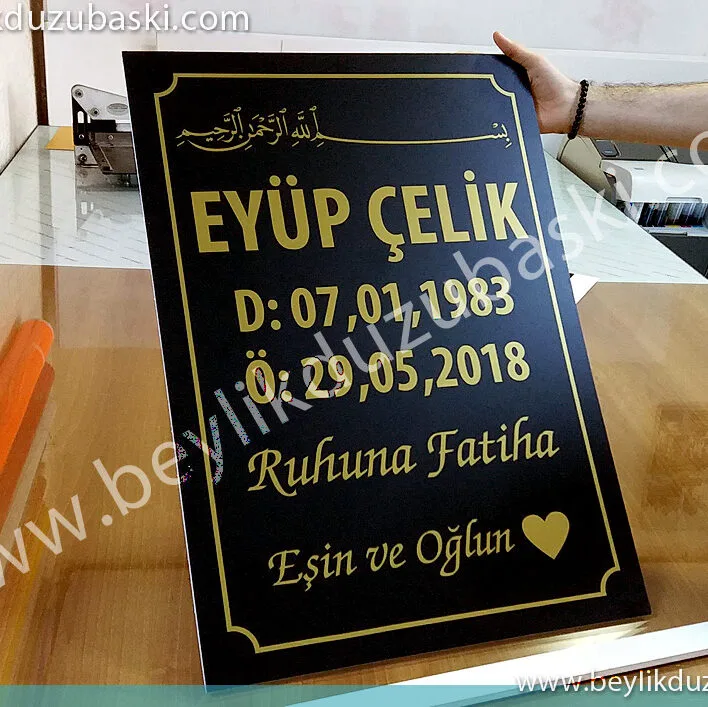mezartaşı yazısı, mezar taşı, mezar için geçici tabela, hızlı mezar taşı tabela, aynı gün kargo, geçici mezar taşı yazısı, uygun fiyat, hızlı gönderim, 5 mm plastik malzeme, dış mekan dayanıklı ürün