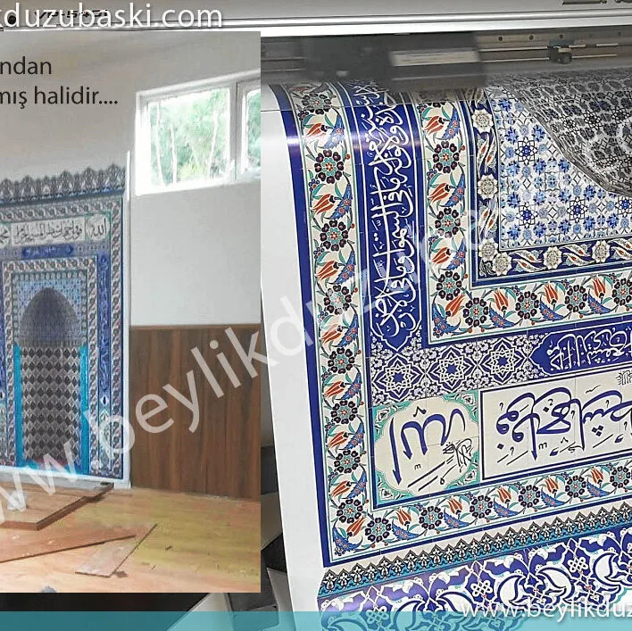 Mihrap baskı, 3D görünümlü, mihrap baskısı, işyerlerine, okullara, askeri kurumlara, fabrikalara, namaz mekanlarına, ucuz baskılı mihrap