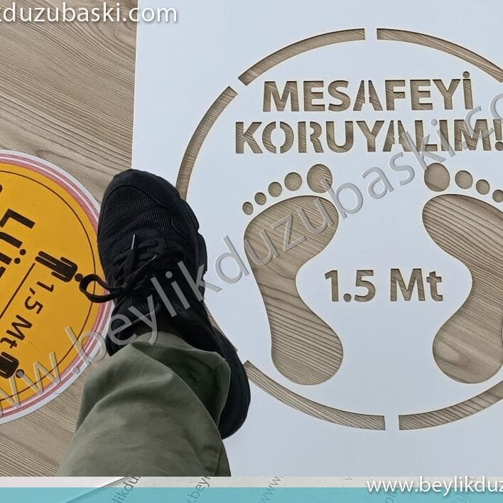 yer için, şablon boyama kesimi, virüs mesafe şablon, çok defa boya, bir defa yap, istediğin yere boya