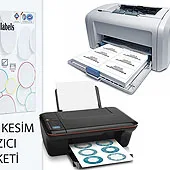 Ucuz Etiketi, Yazıcı için Hazır Etiketler, Kesilmiş A4 etiketler