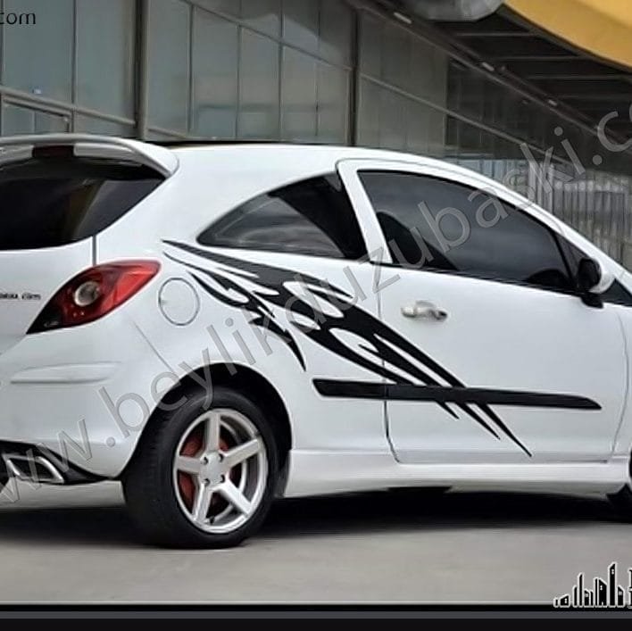 opel corsa araç için, şerit baskı, araca şerit uygulaması, kaliteli araç şerit baskı, modifiye araç şerit uygulamaları, kaliteli araç baskıları