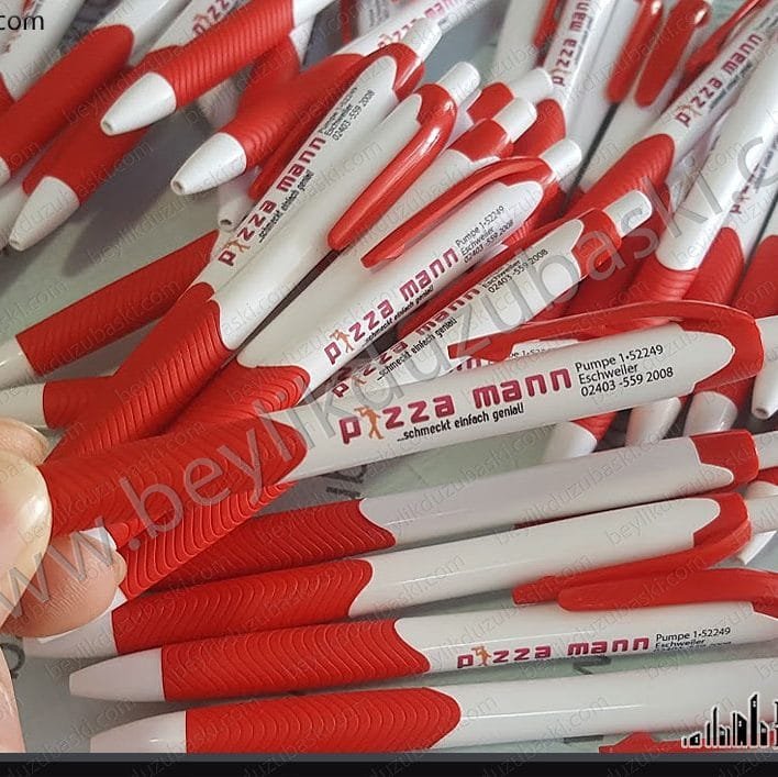 plastik kalem, pizza mann kalem baskı, kaliteli kalem baskısı, yurtdışı kalem baskısı