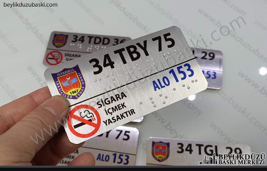 taksiler için, kabartma harf, ama alfabesi, körler alfabesi, görme engelliler alfabe baskısı, trafik yönetmeliğine uygun kabartma plaka baskı taksiler için, kabartma harf, ama alfabesi, körler alfabesi, görme engelliler alfabe baskısı, trafik yönetmeliğine uygun kabartma plaka baskı