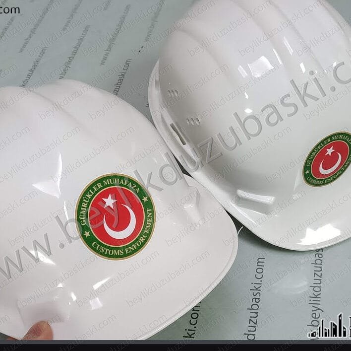 gümrük muhafaza baret, baret ve baskı dahil fiyattır, adede göre fiyat alabilirsiniz, 1 adet baret için, numune baskılı fiyat maliyetidir, aynı gün hazırlanıp kargo yapılır, acil baret baskılı ürün