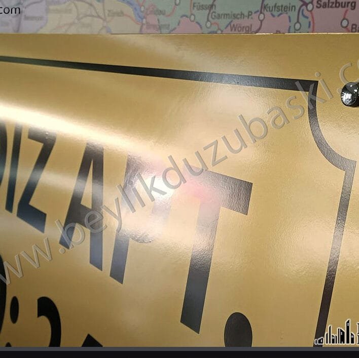 apartman tabelası 5mm plastik ucuz tabela