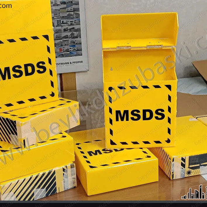 msds kutu imalat, hızlı teslimat, istenilen ebatta üretim, kaliteli pleksi, malzeme güvenlik kutusu