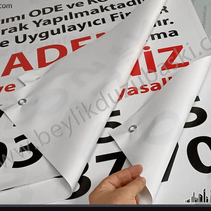 Samsun branda baskı, afiş, poster baskı, satılık kiralık branda baskısı, reklam branda baskı, kuşgözü, 4 köşe delik, avrupa malzeme, hızlı üretim, dijital baskı branda üretimi