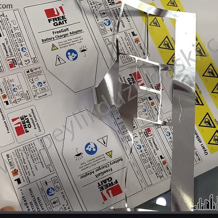 gümüş folyo baskı, gümüş etiket baskısı, hızlı üretim aynı gün gönderim, adet ve ebada göre fiyat alınız, Parlak gümüş etiket, Polyester tabanlı, gümüş etiket, maksimum boy A4