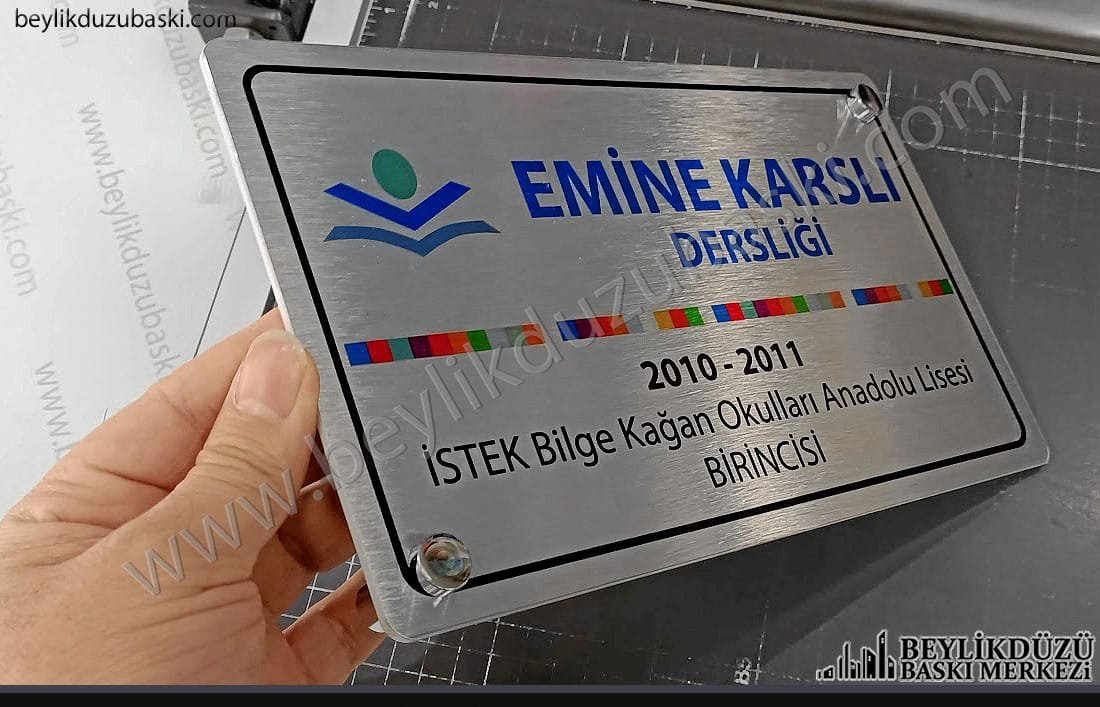 istek okulları, metal derslik tabelası, özel üretim istek okulları, metal derslik tabelası, özel üretim