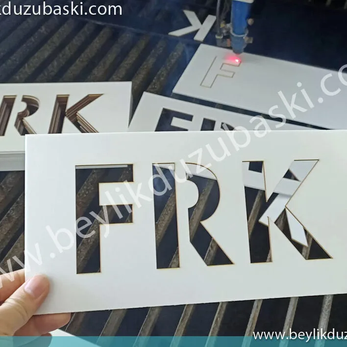 stencil cutting, painting stencil, batch production possible, high quality plastic multi-dyeing stencil cut