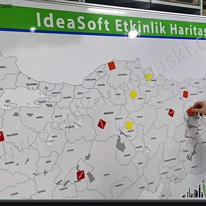 mıknatıslı türkiye haritası, yazılıp silinebilen, türkiye duvar haritası