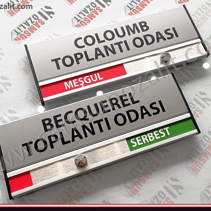 toplantı odası isimlik, kapı tabelası, toplantı kapı isimliği, serbest meşgul, sürgülü kapı tabelası, kapı isimlik imalat, kapı isimlik tabela, üretim imalat, toplantı odası, kapı isimliği, sürgülü, toplantı kapı tabelası, hızlı üretim, aynı gün kargo, yazılar değiştirilebilir, yüksek adetler için özel fiyat çıkarılır