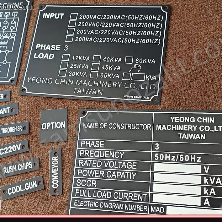 makine etiketleri üretimi, makine üzerindeki etiketlerin baskısı, dış mekan dayanıklı, perçine uygun, metal makine etiket baskıları, numune yapılır, adetli işler için fiyat alınız, paslanmaz alüminyum, lazer ile çıkmaz, yıpranmaz yazılar, kazıma şeklinde imalat, samsun makine etiketi, samsun baskı merkezi, samsun lazer kesimi, kazıma markalama etiket imalat üretim