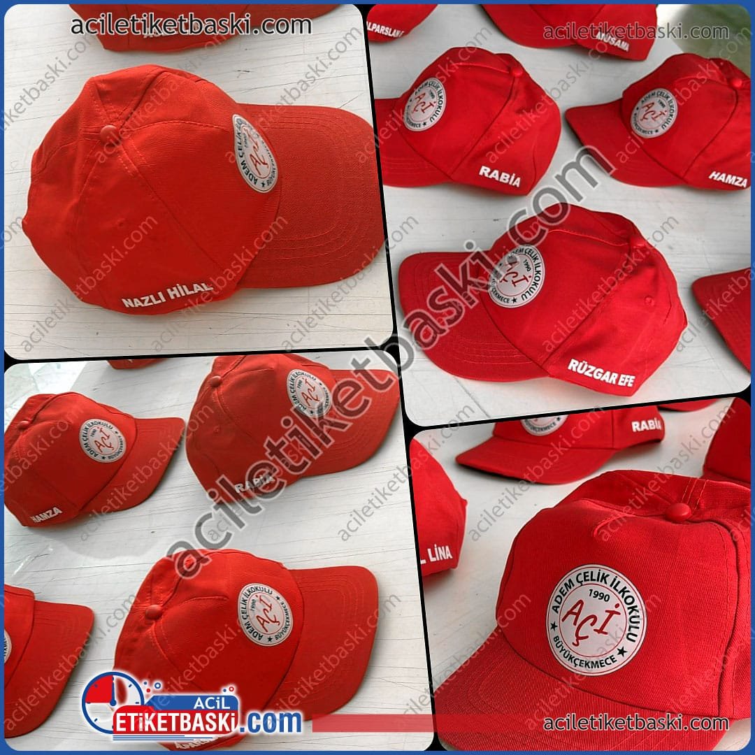 şapka baskı, isim baskılı şapkalar, kaliteli okul şapkası, okul isim baskısı, firma baskılı, tek tek değişken isim baskılı şapkalar, şapka promosyon baskı merkezi okul için şapka baskı, öğrenci isim ve okul logosu baskılı şapka, gezi şapkası, tek tek isim baskılı gezi şapkası, istenilen renk şapka vardır, şapka baskı, isim baskılı şapkalar, kaliteli okul şapkası, okul isim baskısı, firma baskılı, tek tek değişken isim baskılı şapkalar, şapka promosyon baskı merkezi, şapka baskı dahil üründür, adetli işler için uygun fiyatlı şapka baskıları yapılır, baskısız boş şapka gönderilir
