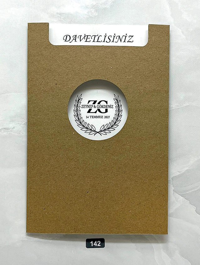 Davetiye model 142
