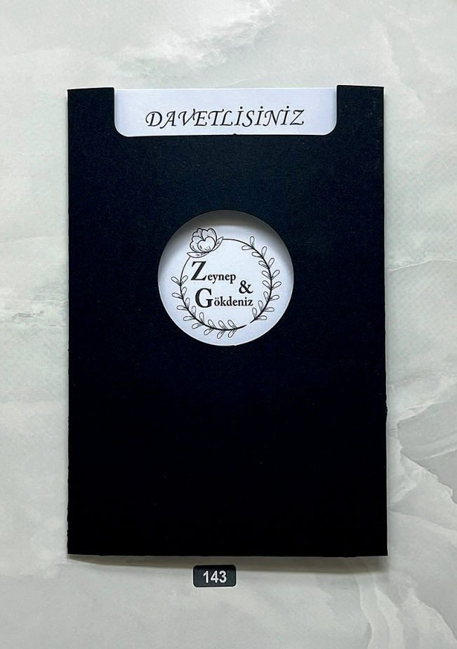 Davetiye model 143