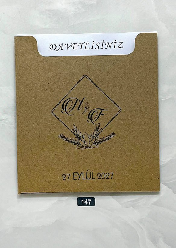 Davetiye model 147
